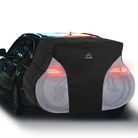 Photo 1 of TeamObsidian Bike Cover - Outdoor Storage Bicycle Transportation or Travel - Waterproof EBike Protection - for 1 to 3 Bikes - Heavy Duty Ripstop 600D
