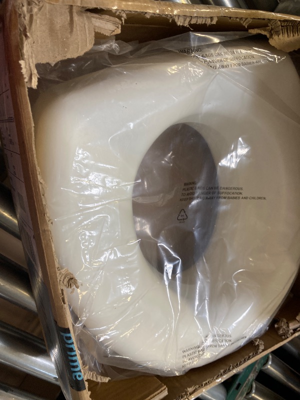 Photo 1 of HS Raised 15in. W X 15in. D X 5in. D Toilet Seat Riser Elevation with Slip Resistant Pads

