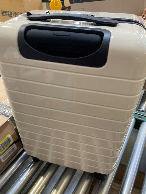 Photo 1 of Away Bigger Carry-On Luggage, Lightweight Hardside Large Suitcase with Spinner Wheels, TSA Lock, Airline Approved, Salt White