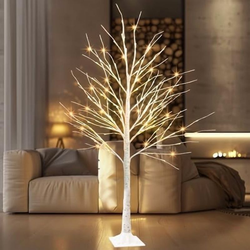 Photo 1 of  LED Lighted Birch Tree, 6 FT 