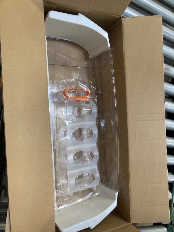 Photo 1 of UPGRADED WR71X10409 Refrigerator Door Shelf Bin Compatible with GE Refrigerator Door Shelf PS651958 AP3185150 ZIS480 ZISB480 ZISS480 ZISW480 ZISP480 Series For GE Fridge Door Shelf Replacement
