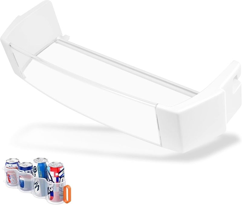 Photo 1 of UPGRADED WR71X10409 Refrigerator Door Shelf Bin Compatible with GE Refrigerator Door Shelf PS651958 AP3185150 ZIS480 ZISB480 ZISS480 ZISW480 ZISP480 Series For GE Fridge Door Shelf Replacement
