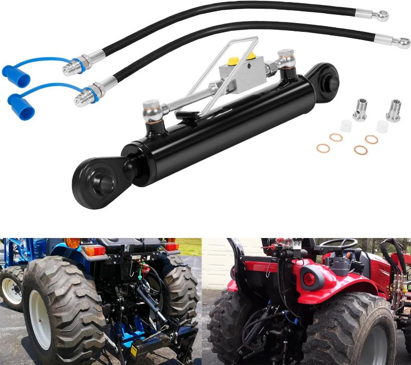 Photo 1 of Hydraulic Top Link Cat. 1-1 18 1/8” – 26 3/8” with Locking Block and 2 x Hoses?SPH320032 for Tractor Excavators and Class 1& 2 Equipment
