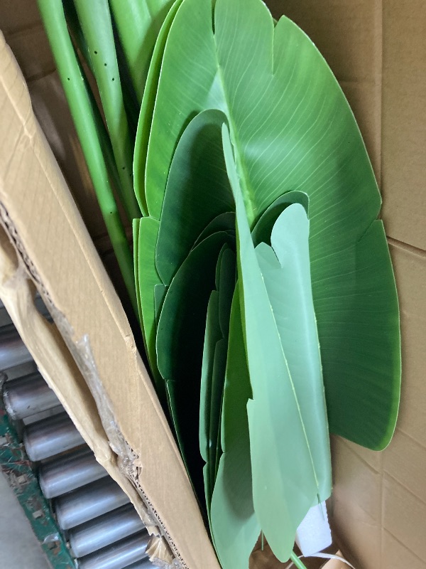 Photo 1 of Bird of Paradise Plant Artificial 6ft,Faux Plants Indoor Tall with 12 Trunks - The Perfect Indoor Silk Floor Plant for Home Decor in Living Room, Office, and Bedroom (6FT Bird of Paradise)
