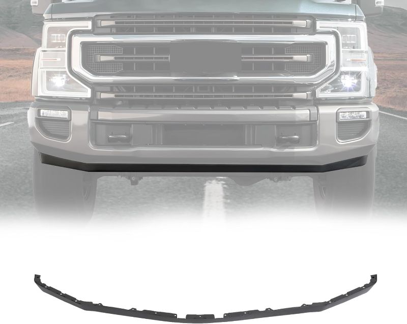 Photo 1 of KUAFU Front Lower Deflector Valance Panel Compatible with 2020-2022 Ford F250 F350 F450 F550 Super Duty LC3Z-17626-CA Bumper Valance (Tremor Package Only) Plastic (PP) Black
