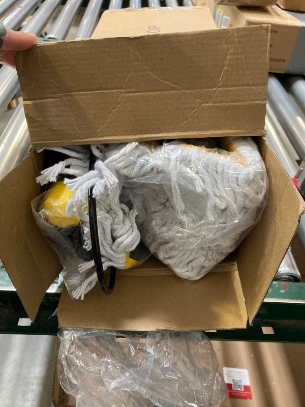 Photo 1 of 36" Commercial Dust Mop for Floor Cleaning with Replacement Mop Pads, Heavy Duty Industrial Large Floor Wet Dry Mop for Cleaning Office Garage Hardwood Warehouse Factory Mall
