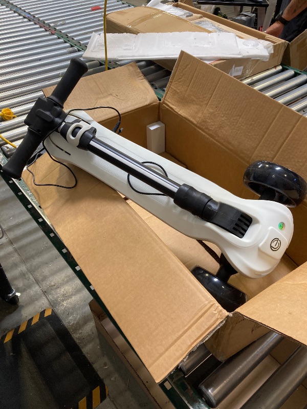 Photo 1 of WONT HOLD CHARGE-------------------------- PARTS ONLY --------------------------------------------------------3 Wheel Electric Scooter for Kids Ages 3+, LCD Display, Colorful Lights, Reliable Thumb Throttle, 3 Adjustable Height, 5Mph Safe Speed and Long R