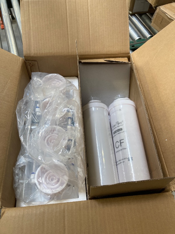 Photo 1 of SimPure Q3-600 Tankless Reverse Osmosis System, Under Sink Water Filter System 600 GPD, 8 Stage Electric RO Water Filtration, Reduce 98% TDS, 2:1 Pure to Drain, USA Tech, NSF/ANSI 58 Certified, FCC
