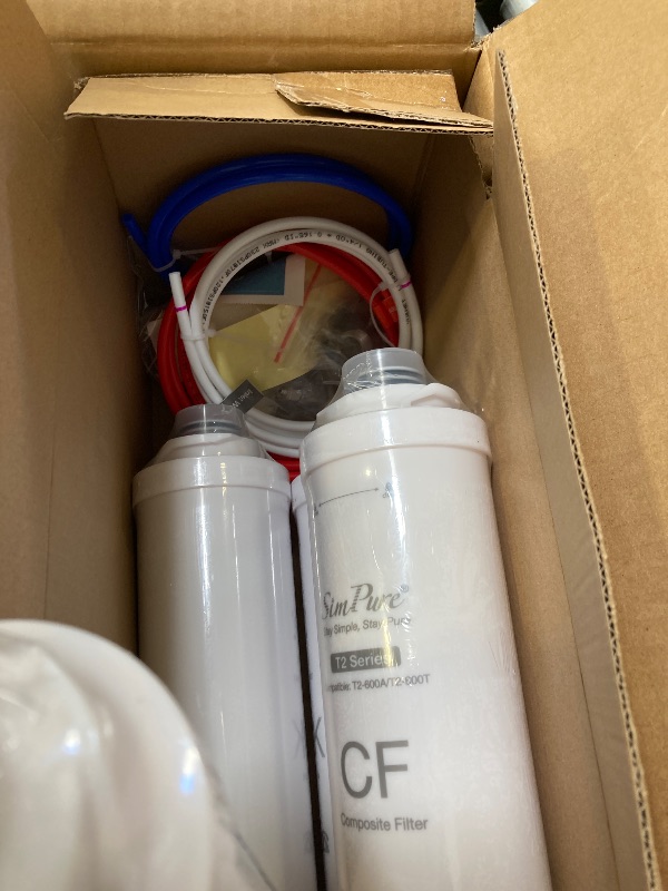 Photo 1 of SimPure Q3-600 Tankless Reverse Osmosis System, Under Sink Water Filter System 600 GPD, 8 Stage Electric RO Water Filtration, Reduce 98% TDS, 2:1 Pure to Drain, USA Tech, NSF/ANSI 58 Certified, FCC
