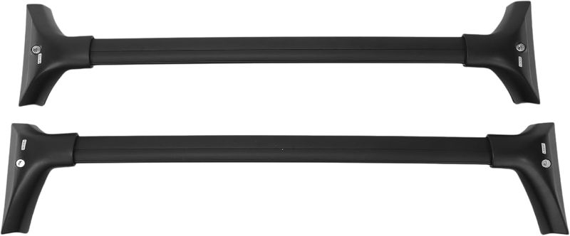 Photo 1 of Black Roof Rack Cross Bars Compatible for 2020 2021 2022 2023 NIS-S-an X-Trail Aluminum Prime Crossbar Luggage Rack for Carring Bike Snowboard Skiboard New Replacement
