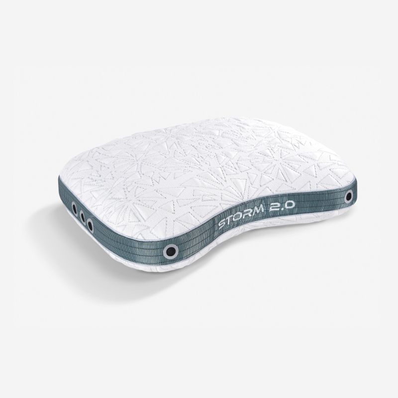 Photo 1 of Bedgear Storm Cuddle Curve Performance Pillow - Size 2.0 - Cooling Bed Pillow for Side Sleepers - Medium Firmness- Washable and Removable Cover - 20
