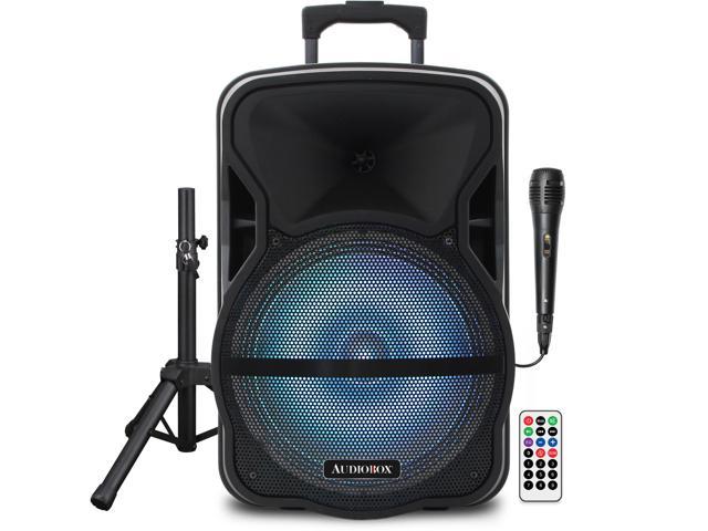 Photo 1 of 12 in. Rechargeable Party Speaker with Stand
