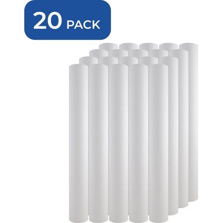 Photo 1 of SpiroPure SP-P25-20 20x2.5 25 Micron Spun Melt-Blown Polypropylene Sediment Water Filter Cartridge P25-20 155226-43 (Case of 20)
