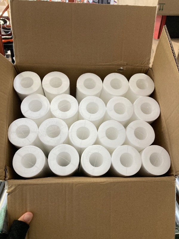 Photo 1 of SpiroPure SP-P25-20 20x2.5 25 Micron Spun Melt-Blown Polypropylene Sediment Water Filter Cartridge P25-20 155226-43 (Case of 20)
