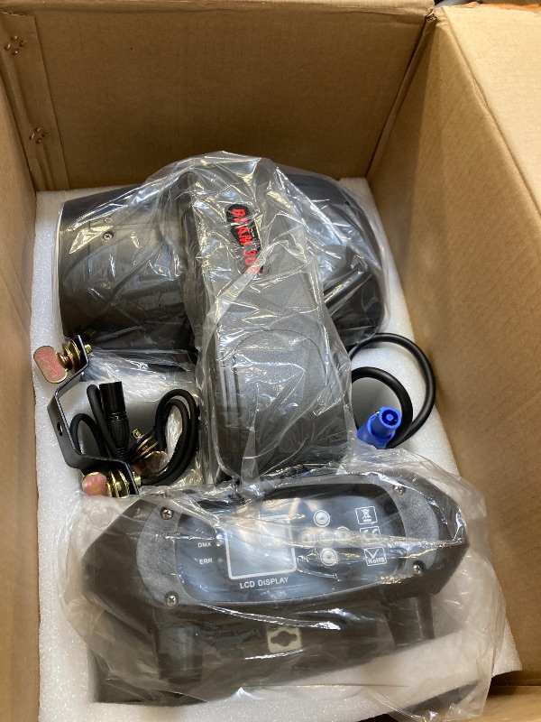 Photo 1 of Moving Head DJ Lights 300W 10R Stage Lighting 14 Gobos 13 Colors 16CH DMX Light, Sound-Active for Party KTV Wedding Disco Events DJ Lighting
