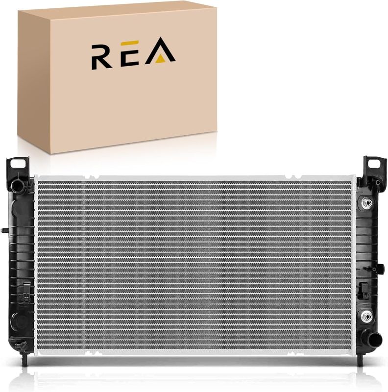 Photo 1 of Engine Coolant Radiator with Transmission Oil Cooler Compatible with Chevrolet Silverado 1500 2005-2012 & GMC Sierra 1500 4.3L, Automatic Transmission, Replace# 15841572
