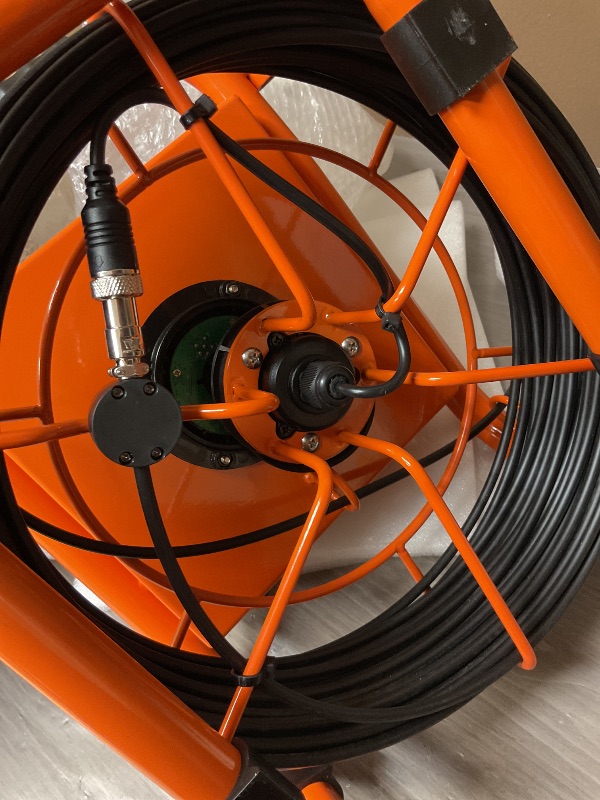 Photo 1 of SEE NOTES PICTURES……Sewer Camera 100FT/30M Borescopes Plumbing Snake Pipe Inspection Camera DVR & Audio Recorder 22mm with 5600Mah Battery 4.3" IPS Screen 12 LEDs HD 1000TVL 32GB Card
