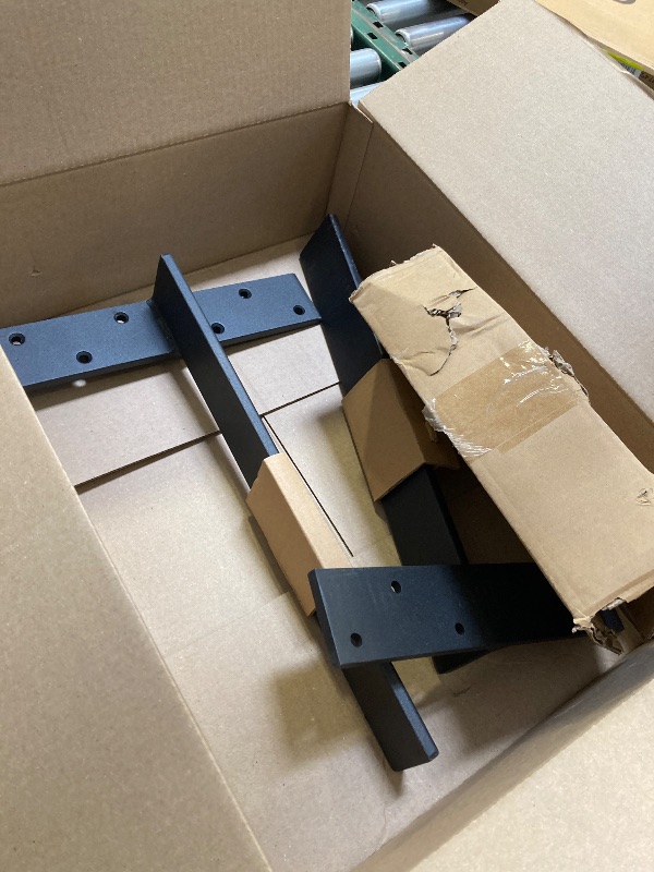 Photo 1 of 3/8" Thick Heavy-Duty Floating Shower Bench Brackets - 12" L x 2.5" W Wall Mount Bracket, Free Hanging T Shelf Support Brackets for Vanity, Granite Countertops, Dishwashers,Bench Seats (2-Pack)
