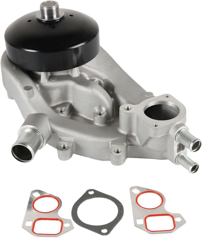 Photo 1 of AW6009 Professional Water Pump Kit with 2 Metal Gaskets Compatible with 2007-2014 Escalade for 2007-2020 Express for 2007-2019 Silverado 5.3L V8 Engine
