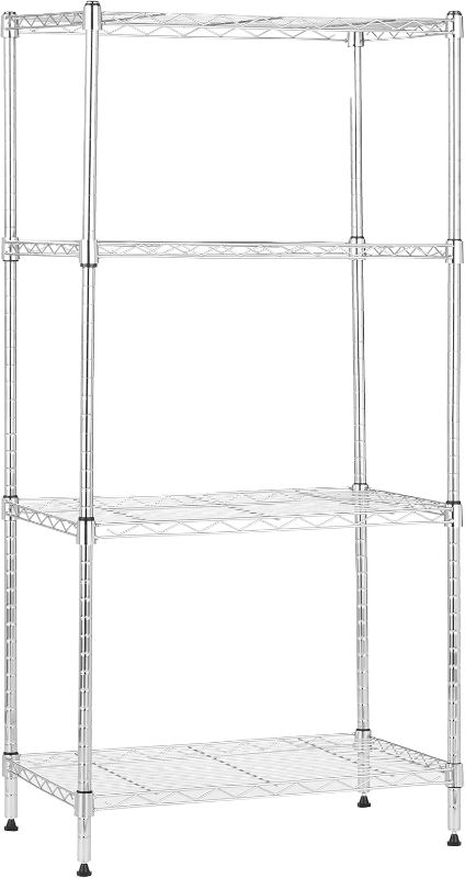 Photo 1 of  4-Shelf Adjustable, Storage Shelving Unit
