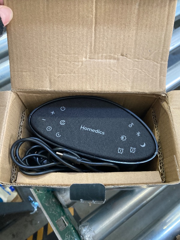 Photo 1 of Homedics Sound Sleep Moon Dream Sound Machine and Alarm Clock, Enhance Sleep,18 Soothing Sounds, Lunar Display, Bluetooth® Connectivity Speaker, and Adjustable Brightness