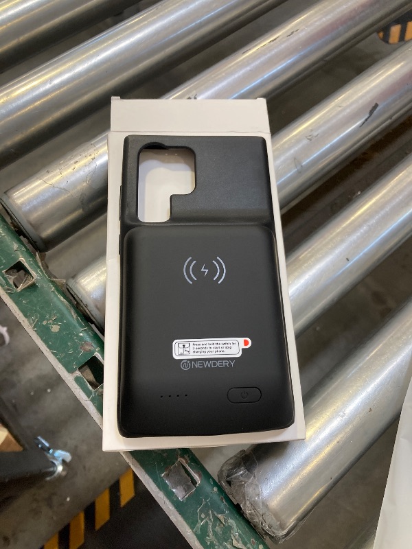 Photo 1 of NEWDERY Battery Case for Samsung S24 Ultra,10000mAh Qi Wireless Charging, 18W Input Fast Charging, Sync Data Supported, Portable Rechargeable Charger Case Battery Pack for Galaxy S24 Ultra 5G 6.8“