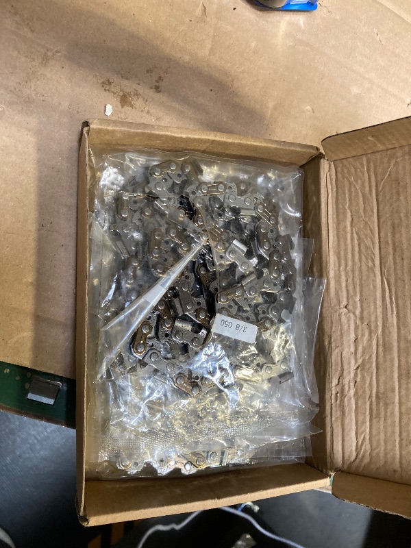 Photo 1 of 4 Pack 20 Inch Chainsaw Chain 3/8" Pitch .050" Gauge 72 Drive Links Fits Husqvarna 455 Rancher, 460 Rancher, Stihl MS391 MS311 33RS-72, Poulan PR5020 - E72 (4 Chains)
