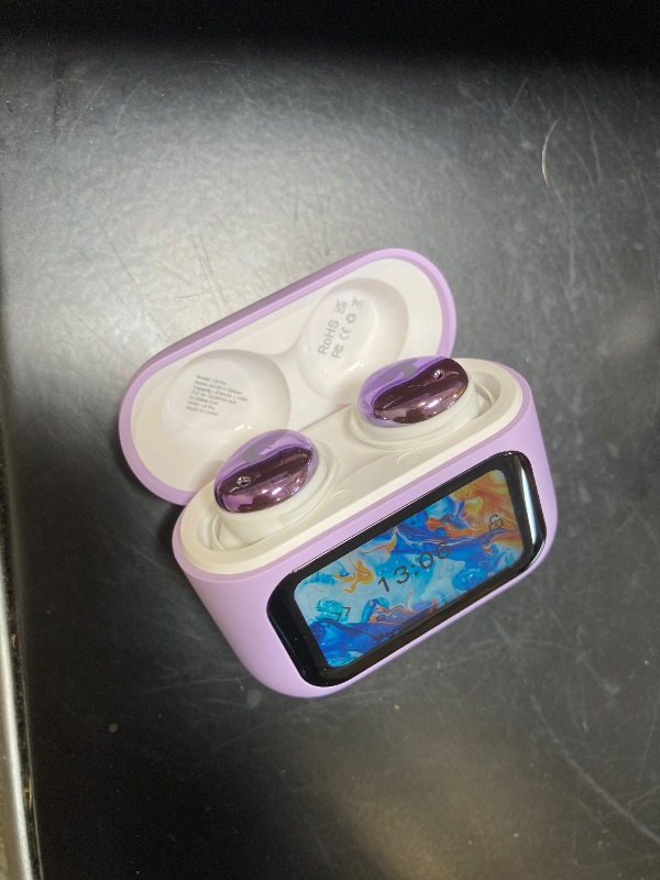 Photo 1 of VEKJ Sleep Earbuds,Mini Purple in Ear Earphones, Smart Touch Screen Ear Buds Sleep Headphones