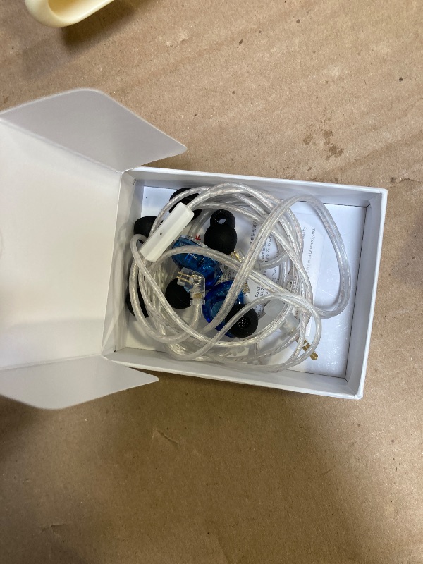 Photo 1 of Linsoul KZ ZS10 Pro, 4BA+1DD 5 Driver in Ear Monitor, HiFi Wired Earbuds, Gaming Earbuds, Hybrid IEM Earphones with Stainless Steel Faceplate, Detachable Cable for Musician (with Mic, Blue)