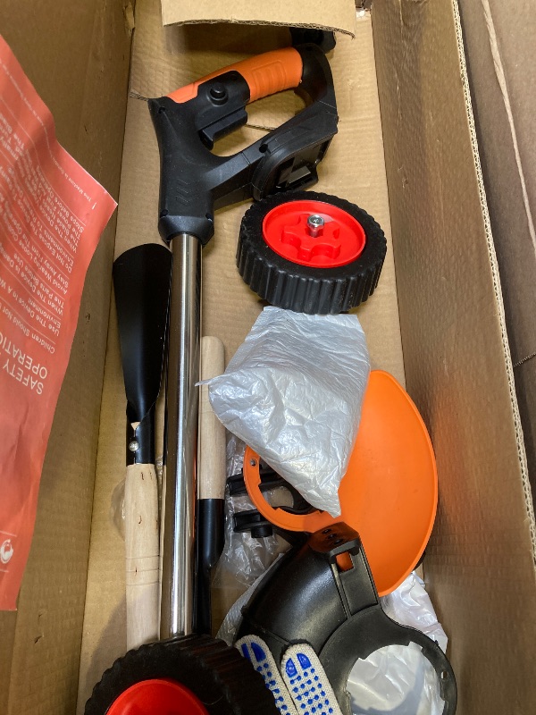 Photo 1 of 13-Inch String Trimmer Cordless,(2 x 21V 5.0Ah Batteries & Charger), Trimmer/Edger/Lawn Mower/Brush Cutter 4-in-1, Electric Weed Wacker with Auto Rope Spool Feed, 3 Cutting Methods
