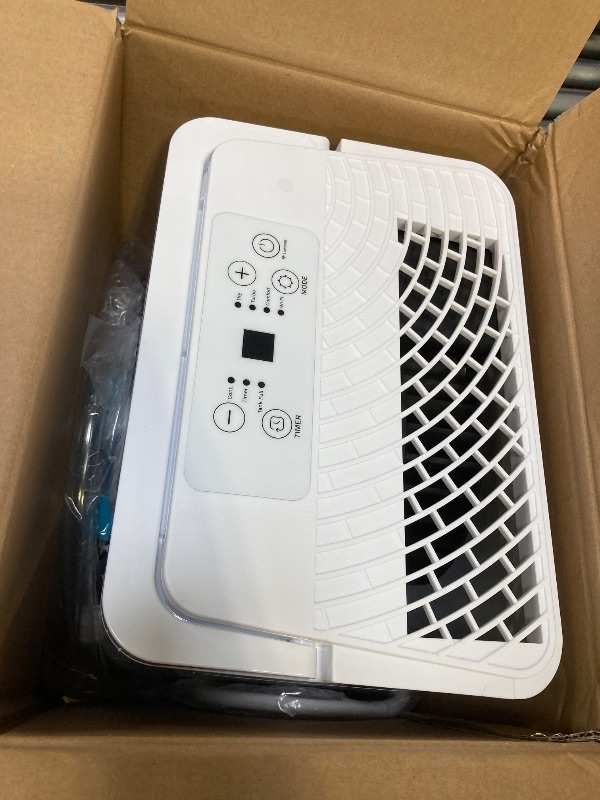 Photo 1 of hOmeLabs 8 Pint Wi-Fi Dehumidifier for up to 1,800 Sq Ft Rooms (MAX 24 Pint at 95°F, 90% RH) – Ultra Quiet, Compact Design with Smart Controls and Drain Hose
