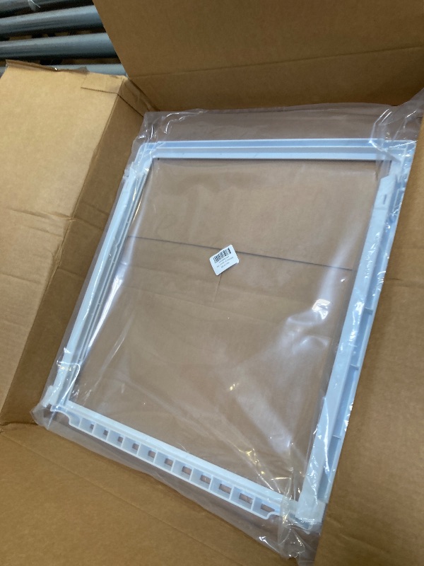 Photo 1 of 241969501 Shelf Frame without Glass Refrigerator, Refrigerator Compatible with Frigidaire Shelf Replacement Refrigerator Crisper Drawer Pan Cover Parts LFSS2612TF0, FGHS2631PF4A, FFSS2615TS0 Shelves
