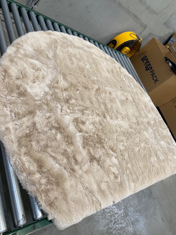 Photo 1 of 6FT FAUX CIRCLE AREA RUG 
