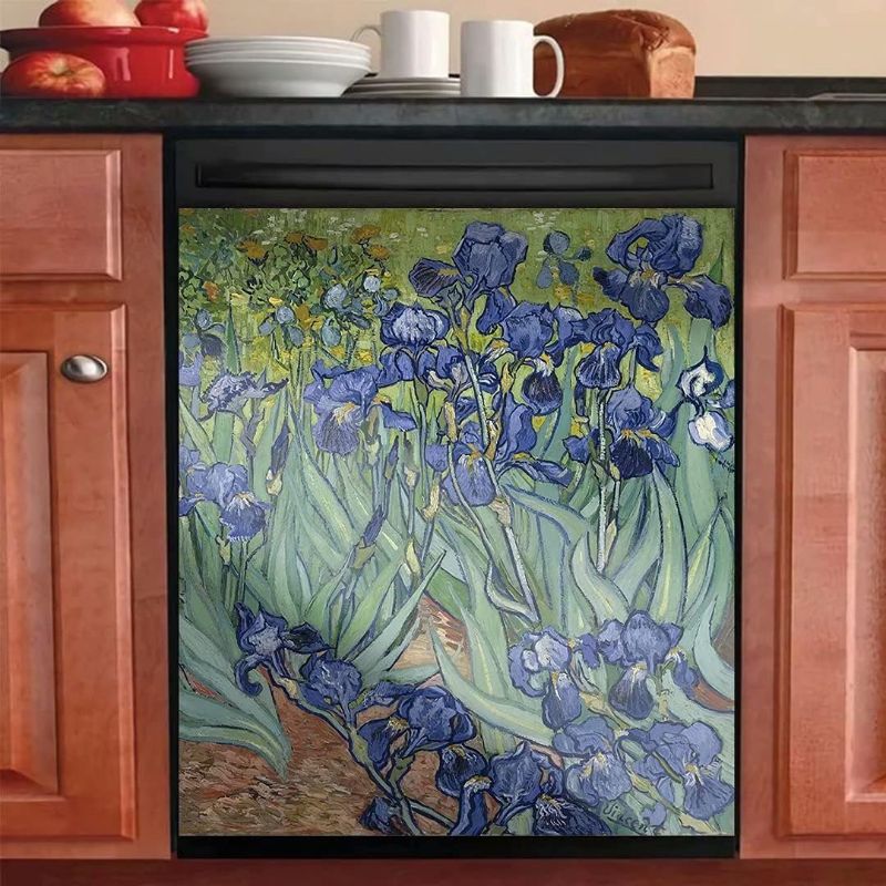 Photo 1 of Famous Paintings Decorative Magnet Set - Magnetic Covers for Dishwasher Door - Kitchen Decals