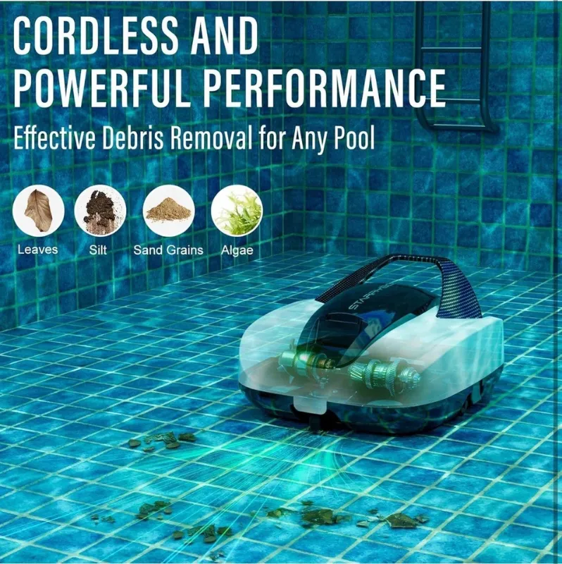 Photo 1 of STARRYBOT Robotic Pool Cleaner 150min Runtime, Pool up to 900sq ft Cordless