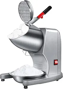 Photo 1 of Ice Shavers Ice Crusher Machine Electric Shaved Ice Machine 110v 300w Dual-blade 2000r/min 209lbs/per Hour Suitable for Family Gatherings,Birthday Parties