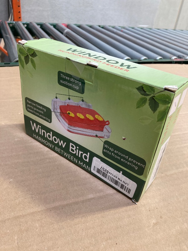 Photo 1 of HCGADON Window Hummingbird Feeder with Strong Suction Cup, Plastic Hummingbird Feeders for Outdoors, Built-in Moat,Easy to Clean and Refil (10oz) (1, Purple)
