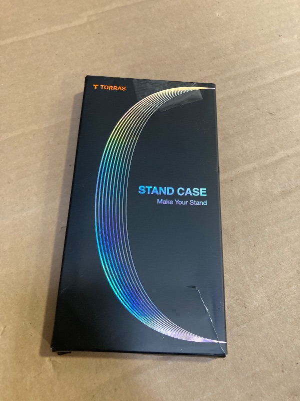 Photo 1 of TORRAS Strong Magnetic & Seamless Stand for Samsung Galaxy S25 Ultra Case, Fit for MagSafe, Mil-Grade Drop Protection, Kickstand for Samsung Galaxy S25 Ultra Case, Translucent Back/Black Edge