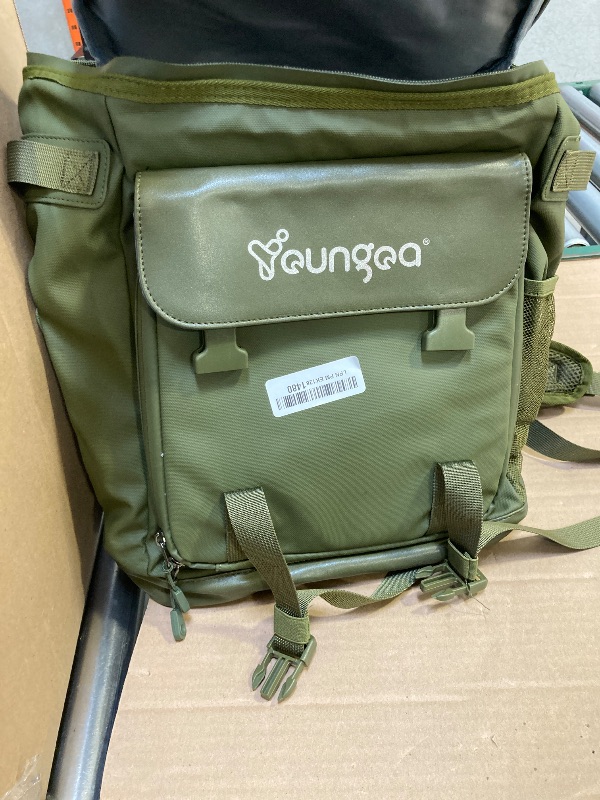 Photo 1 of YOUNGOA Waterproof Insulated Cooler Backpack for Men, Leak Proof Insulated Backpack Cooler for Beach, Camping, Outdoor, 30L, Green