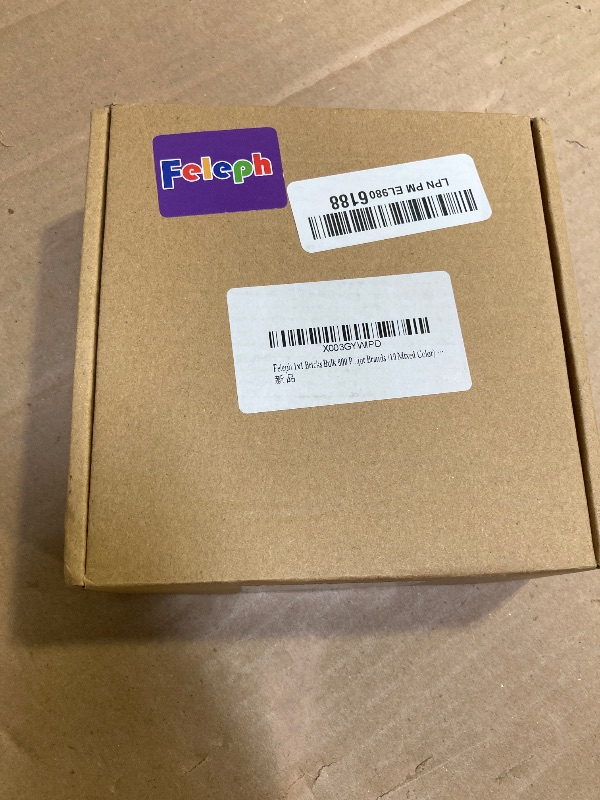 Photo 1 of Feleph 1x1 Bricks Bulk 600 Pieces Multicolored Classic Basic Parts Building Creative Play Set Blocks Toy Accessories Compatible with 3005 Major Brands (10 Mixed Color) …
