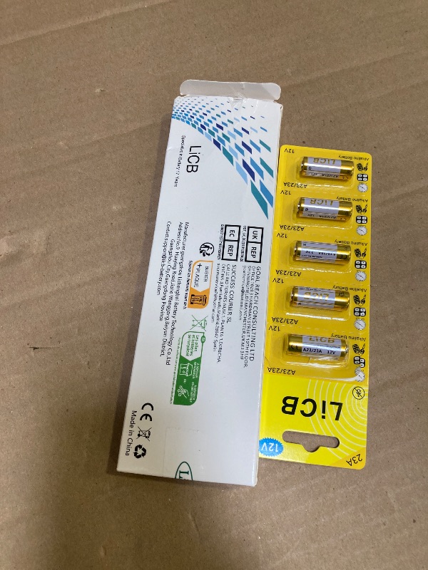 Photo 1 of LiCB A23 23A 12V Alkaline Battery (5-Pack)
