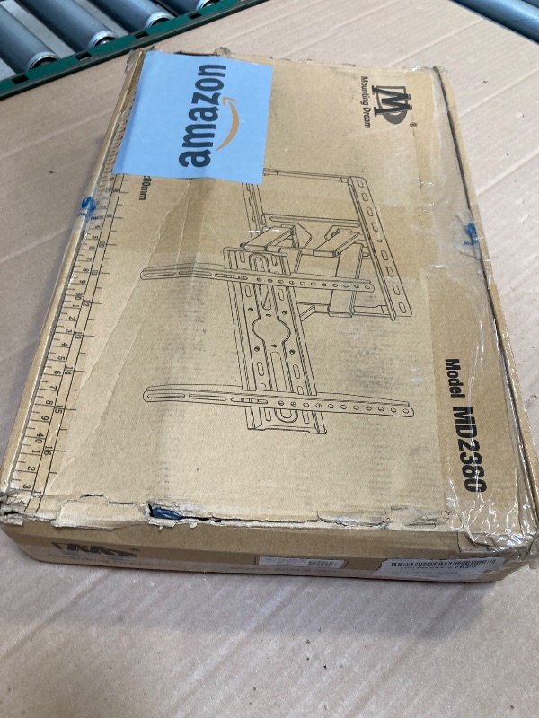 Photo 1 of Mounting Dream TV Wall Mount for 32-65 Inch Television,Mount with Swivel and Tilt, Full Motion Bracket with Articulating Dual Arms, Fits 16inch Studs, Max VESA 400X400 mm, 99lbs, MD2380
