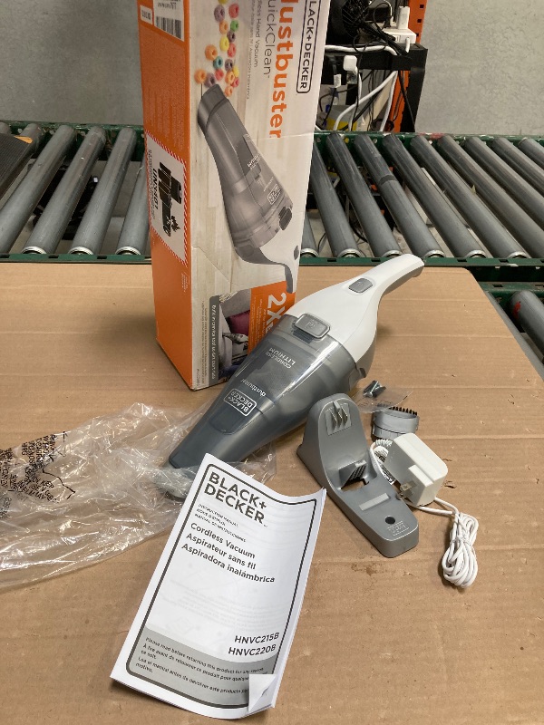 Photo 1 of BLACK+DECKER dustbuster QuickClean Cordless Handheld Vacuum, Car Vacuum Portable (HNVC215B10)