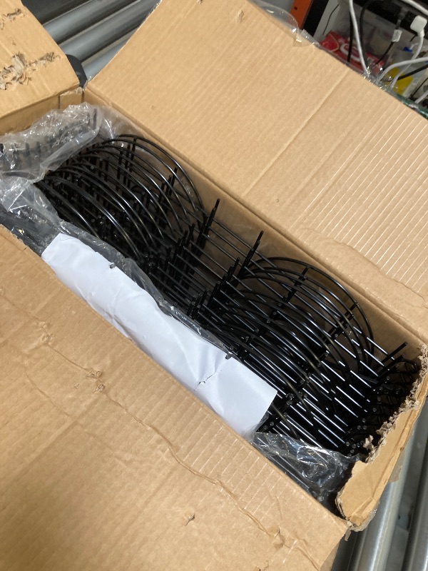 Photo 1 of 45ft X 13in Animal Barrier Fence, 32 Panels No Dig Fence for Dogs Rabbit, Anti Digging Defense Barrier Garden Edging Border, Rustproof Metal Arched Decorative Garden Fencing for Outdoor, Yard, Lawn