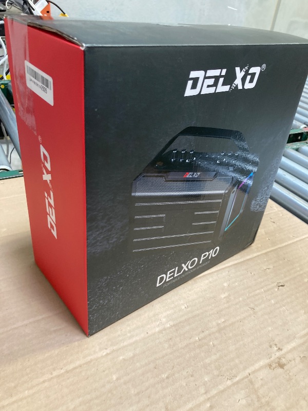 Photo 1 of Delxo Professional Bluetooth Karaoke Machine Speaker with Wireless Microphone for Adults, 120W Powerful Stereo Sound and Monstrous Bass Custom EQ Speaker, PA System with Remote Control Speaker, Gift