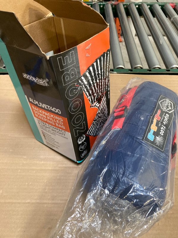 Photo 1 of ZOOOBELIVES Ultralight Backpacking 32-50F Down Sleeping Bag - 27oz Ultra Compact 650 Fill Power Envelope Sleeping Bag for Hiking, Camping and Backcountry, Lightweight and Compressible – Alplive T400