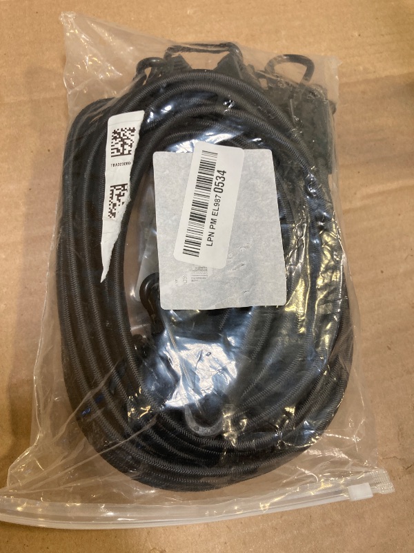 Photo 1 of 8 Pcs 48 Inch Adjustable Carabiner Bungee Cords with Hooks, Easy to Adjust from 7" to 48", Black Bungee Straps with UV-Resistance & Superior Elasticity for Cargo, Bike, Luggage, Carts, Truck, etc1056820824
