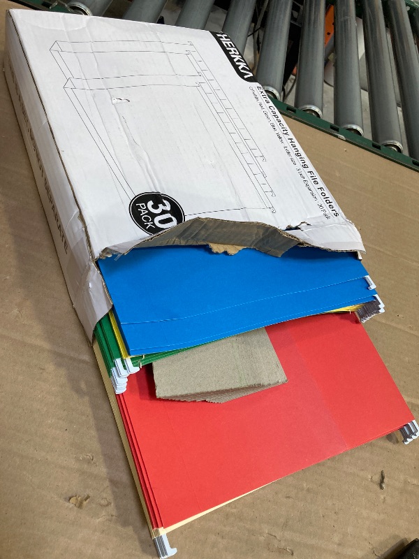 Photo 1 of HERKKA Extra Capacity Hanging File Folders, 30 Pack Reinforced Letter Size Hanging Folders with Heavy Duty 3 Inch Expansion, Designed for Bulky Files, Medical Charts, Adjustable Tabs, Assorted Colors