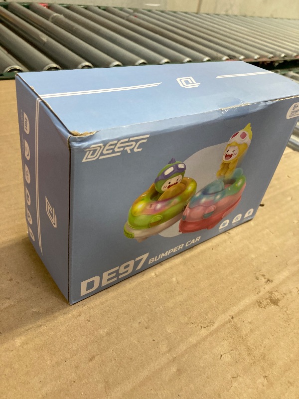 Photo 1 of DEERC 2 Pack Remote Control Ejecting Bumper Car,RC Car Toys with LED Lights&Music, RC Battle Stunt Race Cars, Christmas Birthday Gifts Toys for Ages 6+ Year Old Girls Boys