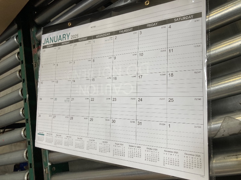 Photo 1 of 2025-2026 Desk Calendar - Desk Calendar 2025-2026, 22"x17" Desktop Calendar, Jan. 2025 - Jun. 2026, Corner Protectors, Large Ruled Blocks